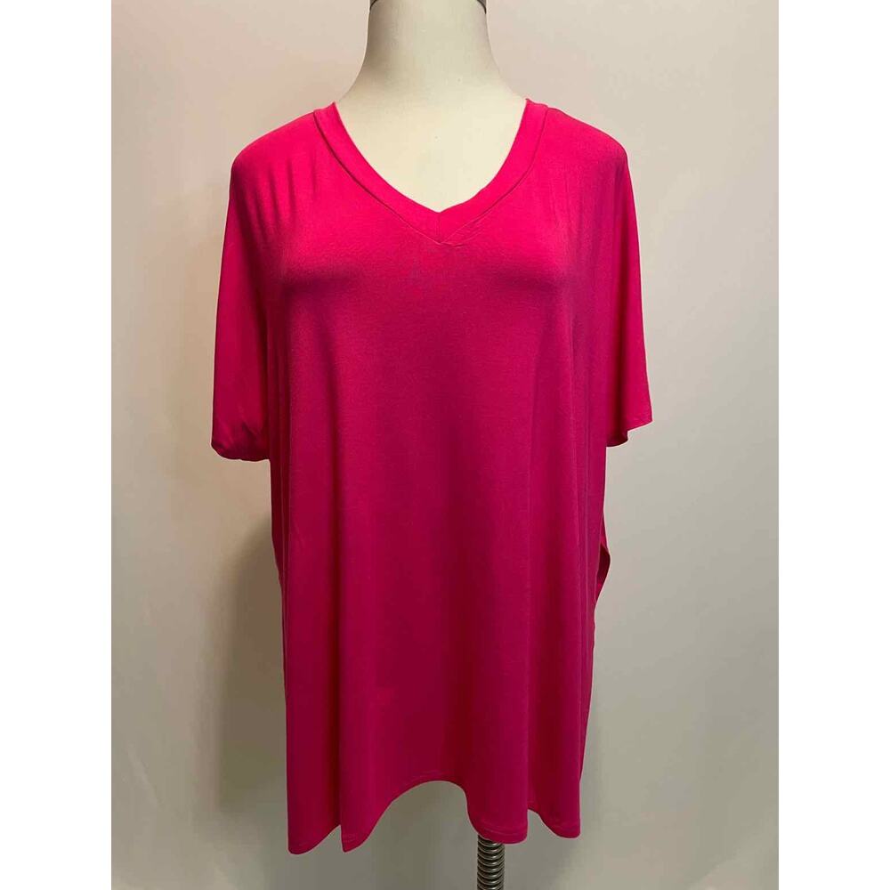 Size 3X Zenana Hot Pink Casual Top